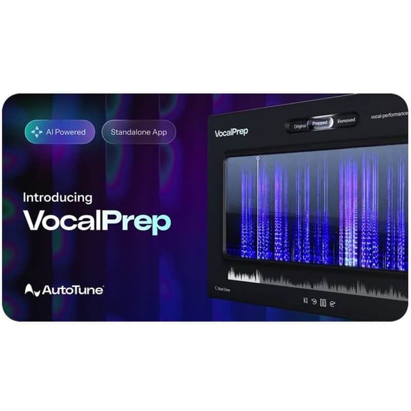 Antares Audio Technologies Vocal Prep AI-powered vocal cleanup that automatically (Download) image 1