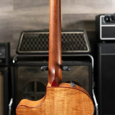 Taylor Custom Shop Master Grade Koa Grand Auditorium Acoustic/Electric Guitar with Hardshell Case - Used image 9