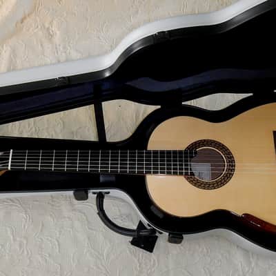 Patrick Mailloux spruce double top/ elevated fretboard/arm rest/sound port image 14