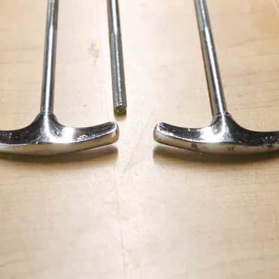 Ludwig USA 4 1/8" Chrome T Rods 8pk Vintage 1960's -70's #2 image 3
