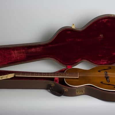 Vivi-Tone  Solid Body Electric Guitar (1932), ser. #68, brown hard shell case. image 10