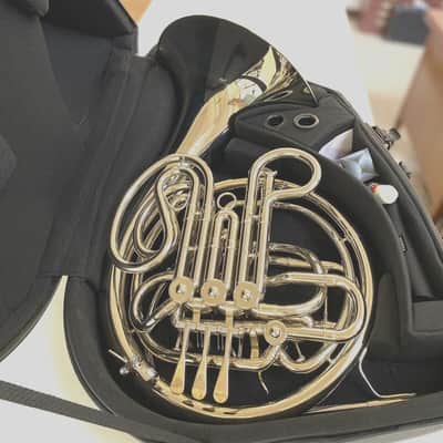 Mint Open Box Conn 8D Double French Horn in Solid Nickel-Silver; with Case and Mouthpiece image 3
