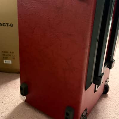 Phil Jones C-8B Piranha C8 Compact 8x5" Bass Speaker Cabinet 2010s - Red image 5