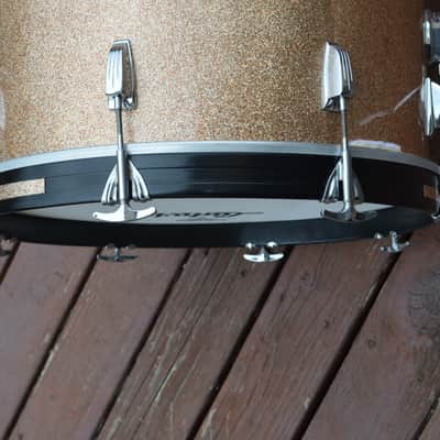 Vintage 1965 Ludwig Champagne Sparkle 22" Super Classic Bass Drum 22 x 14 image 8