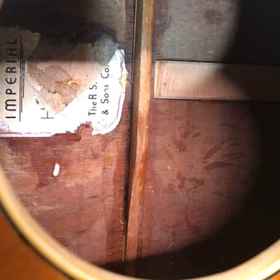 Hensel Imperial Artist 1930’s Vintage Original Parlour Guitar image 8