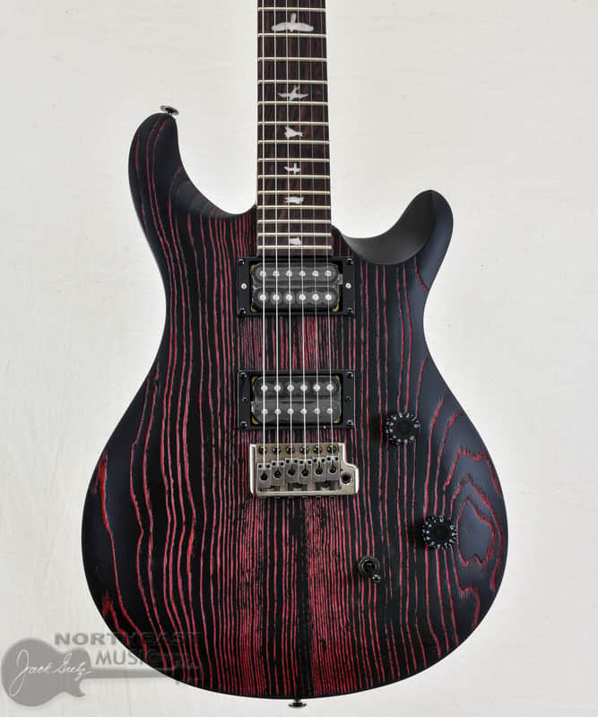 PRS SE Swamp Ash CE 24 Sandblasted Limited Edition - Red (s/n: 4143) image 1