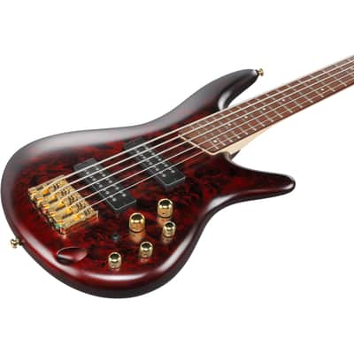 Ibanez SR305EDX SR Standard 5-String Electric Bass - Wine Red Frozen Matte image 7