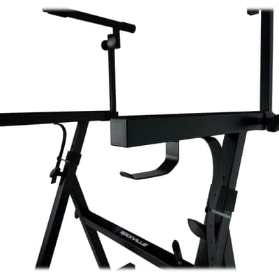 Rockville Z45W V2 Adjustable Z-Style 2-Tier Keyboard Stand+Wheels+Carry Bag image 4