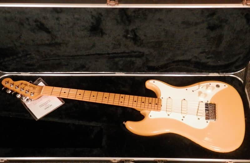 Fender Made in U.S.A. Bullet S-3 Maple Fretboard Butterscotch electric guitar with case used vintage 1981 image 1
