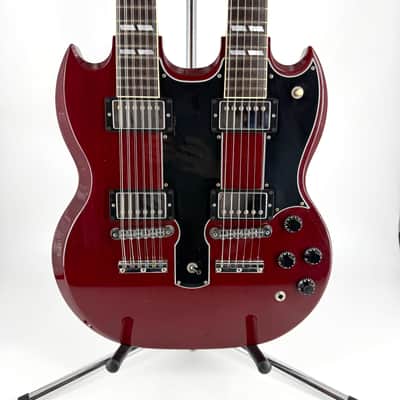 2001 Gibson EDS-1275 Double Neck – Cherry Bild 4