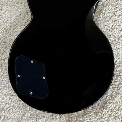 D'Angelico Premier Brighton Solid Body Electric Guitar, Black Flake Finish w/Bag image 4