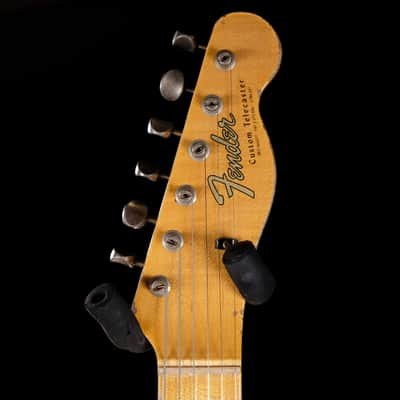 2023 Fender Custom Shop 1965 Telecaster Custom Heavy Relic Electric Guitar - Aged Sherwood Green Metallic image 6