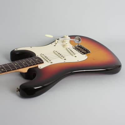 Fender  Stratocaster Solid Body Electric Guitar (1970), ser. #273341, period black tolex hard shell case. image 7