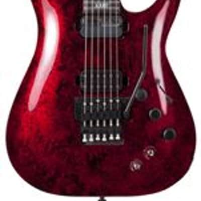 Schecter C1FRS Apocalypse Electric Guitar Red Reign image 1