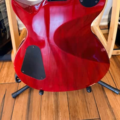 ESP LTD EC-100 QM 2003 - 2006 - See Thru Black Cherry image 6