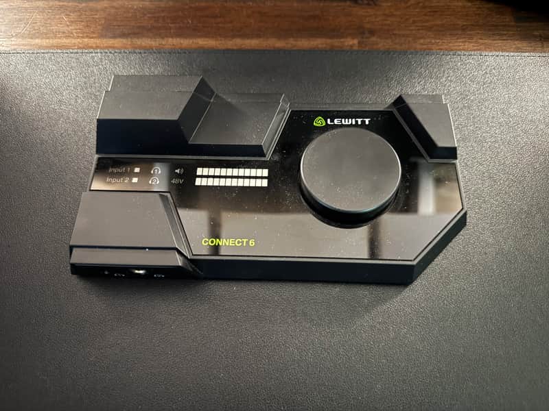 Lewitt Connect 6 USB-C Audio Interface 2022 - Present - Black image 1