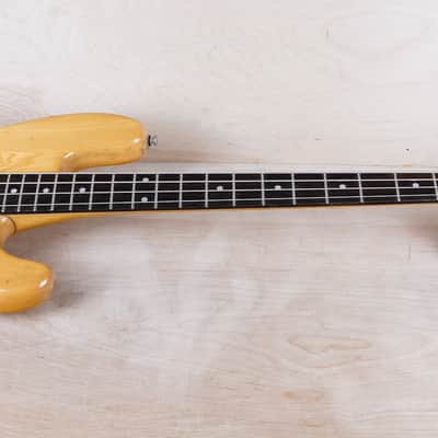 Fernandes BO-50 Bass MIJ 1970s Natural Neck-Through Vintage Made in Japan w/ Bag image 2
