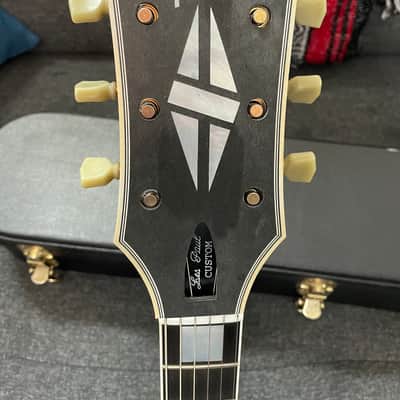 GIBSON LES PAUL CUSTOM ORIGINAL NOS SPLIT DIAMOND HEADSTOCK OVERLAY-VENEER image 4