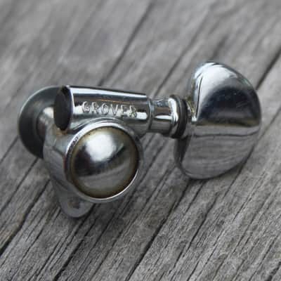 Vintage 1970's Gibson Milk Bottle Grover Rotomatic Tuner Bass Side Chrome (02173) image 1