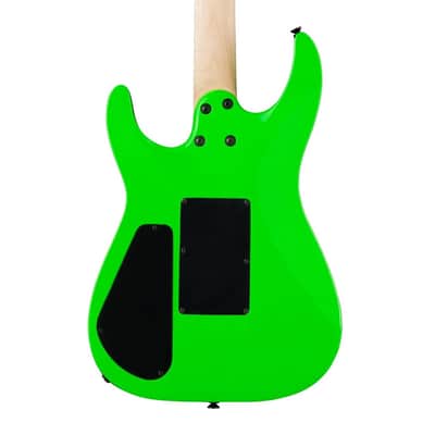 Used Jackson X Series DK3XR Dinky HSS Guitar - Neon Green w/Laurel FB image 7