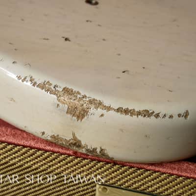 Fender Custom Shop John Cruz 1955 Hardtail Stratocaster Heavy Relic-White Blonde image 22