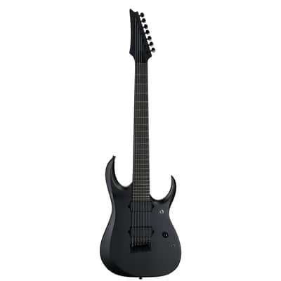 Ibanez RGDRB71 Iron Label Electric Guitar, 7-String, Black Flat Bild 3