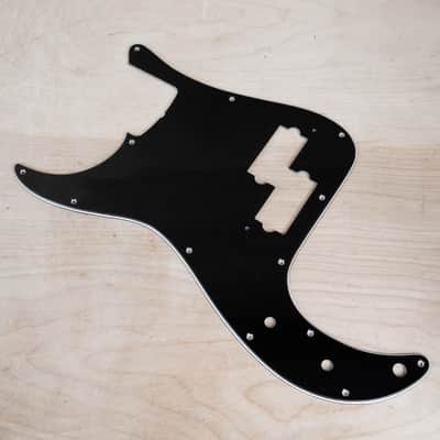 Fender PB62 PB57 LH Precision P Bass Pickguard Left Handed MIJ / CIJ Black 3 Ply Unused Old Stock 13 Hole Vintage Style Reissue image 1
