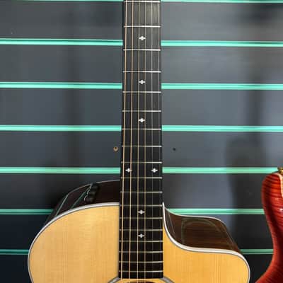 Taylor 214ce DLX 2023 Gloss Natural Electro-Acoustic Guitar image 10