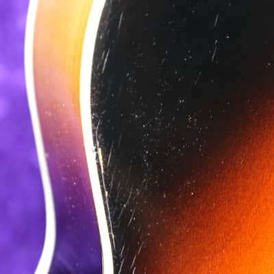 Rare Condition Gretsch 6124 Single Anniversary 1963 Shaded Golden Electric Guitar Hollowbody Sunburst Case Candy OHSC image 7