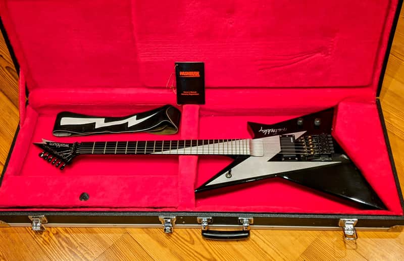 Washburn 1987 AF40V Ace Frehley Signature KISS Guitar w/OHSC, | Reverb