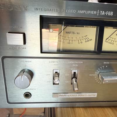 Sony TA-F6B Late 70s - Grey. Works! Partially Restored! Dual Voltage! image 6