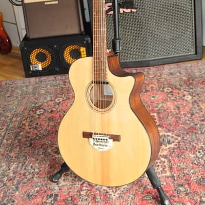 IBANEZ AE275BT LGS Natural Low Gloss / Acoustic-Electric Baritone Guitar / AE275BT-LGS / CD250502676 image 2