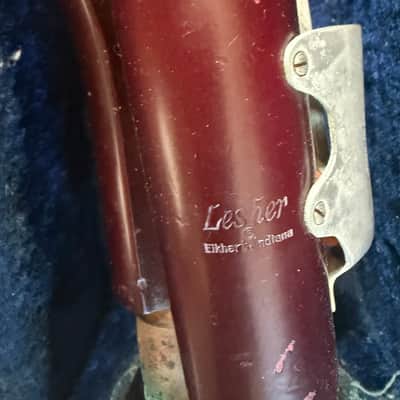 Wood Bassoon, with case,  Lesher brand. USA image 6