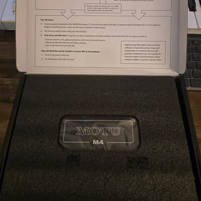 MOTU M4 USB-C Audio Interface 2019 - Present Black image 2
