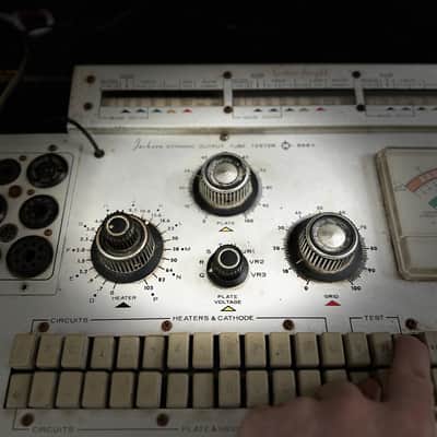 Vintage Jackson USA 658 Tube Tester /Top Model /Dynamic Output Mutual Gm /Classic Workhorse! /Premium 648 Upgrade /SocketSavers /DustyCase /Works! /ReadAd image 7