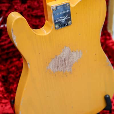 FENDER 50s Vibra Tele Heavy Relic Aged Butterscotch Blonde image 10