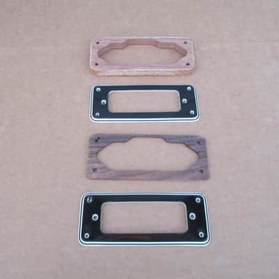 Vintage Univox Guitar Pickup Rings With Spacers Semi Hollow Body Teisco Japan image 1