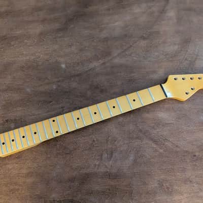 22, Spokewheel truss rod Vintage Tint Maple Guitar neck replacement DIY image 1
