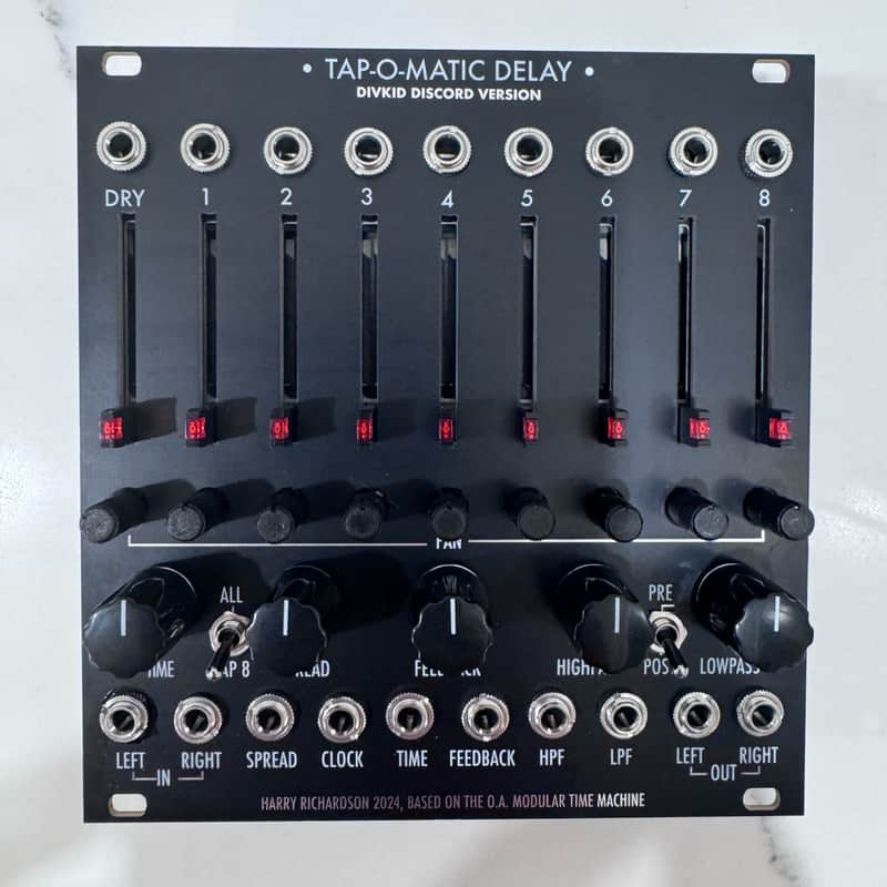 Tap-O-Matic Delay (DivKid Discord Edition)- Expanded OAM Time Machine Silver Panel image 1