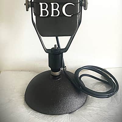 SUPER RARE! 1940's MARCONI Model AXB Ribbon Microphone, BBC w/stand works great image 3