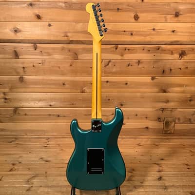 Fender American Professional Classic Stratocaster HSS Electric Guitar - Faded Sherwood Green Metallic image 5