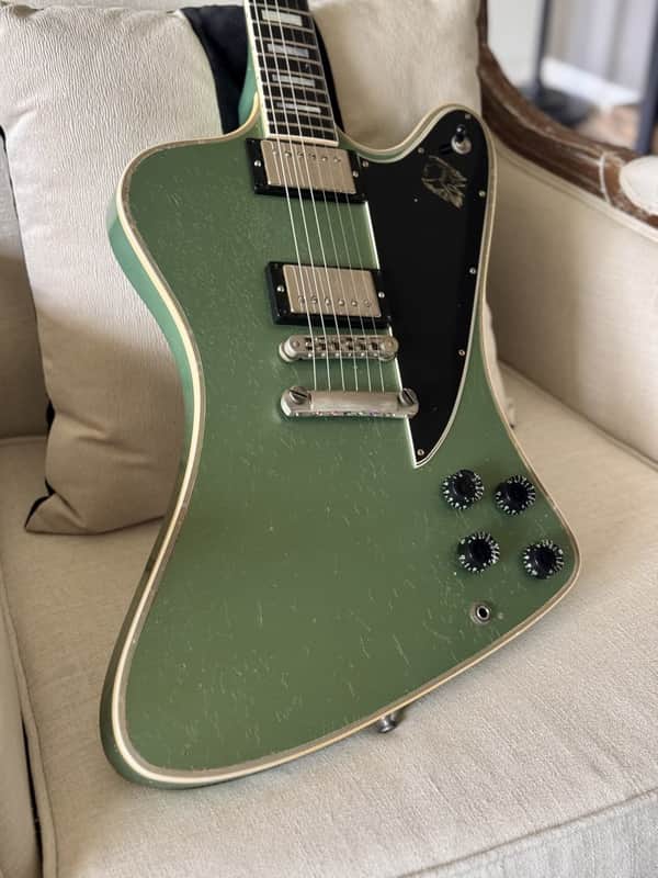 RARE Gibson Custom Shop Custom Firebird Heavy Aged Inverness Green 2025 - Perfect Balance and Weight