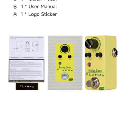 FLAMMA FC21 Compressor Pedal Electric Guitar Effects Pedal Classic Optical Compressing Effect True Bypass image 6