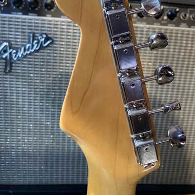Squier Fender MIJ Stratocaster “Gilmour” Style Upgrades from head to toe! c. 1985 - Black image 6