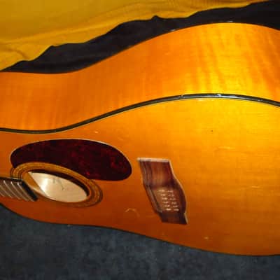 Vintage Hofner Zero Fret Acoustic Dreadnaught Guitar Project Sold As Is! image 8