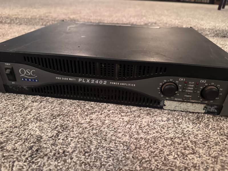 QSC PLX 2402 2-Channel Power Amplifier | Reverb