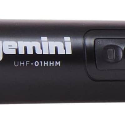 NEW Gemini Wireless Handheld Microphone System UHF-01M F1 517.6 MHz image 3