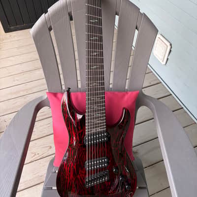 Schecter C-8 Silver Mountain Multiscale 2022 - Present - Blood Moon image 1