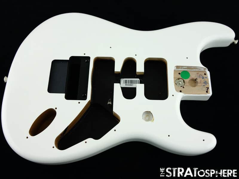 2019 Fender Player Floyd Rose Stratocaster Strat BODY Stratocaster, Polar White image 1