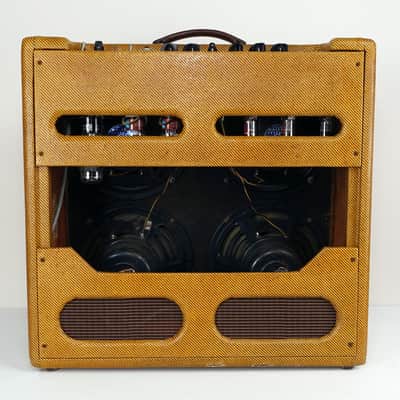 1959-1960 Fender Bassman 5F6-A Amplifier Super Clean Original Tweed! image 2